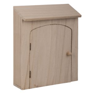 Wood.house-shaped key box FSC Mix Credit