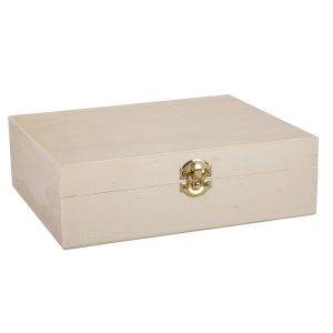 Wooden tea box, FSC Mix Credit, 6 comp.