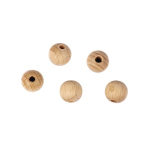 Raw wood balls FSC 100%, drilled, 23mm ø