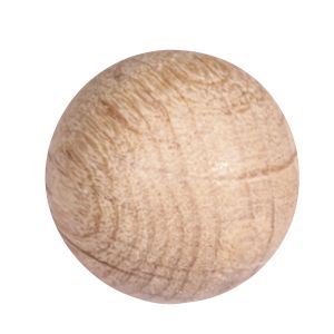 Raw-wood balls, undrilled, 10mm ø