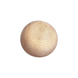 Raw-wood balls, undrilled, 30mm ø