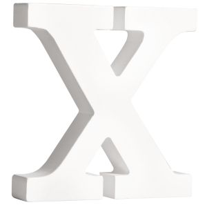 MDF letter   X  , white