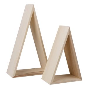 Wooden frame, triangle, FSC Mix Credit