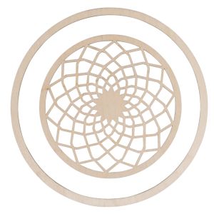 Wood disc  Dream , filigree, FSC 100%