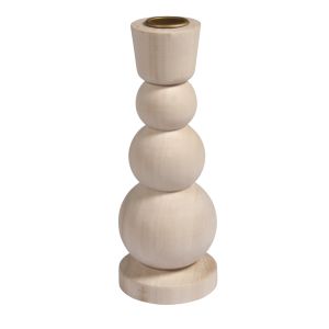 Wood.candleholder, FSC 100%, 6.5cm ø