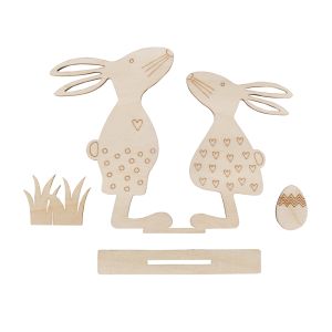 Wood motif Easter Friends,FSC Mix Credit