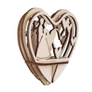Pièce à insérer en bois, FSC Mix Credit