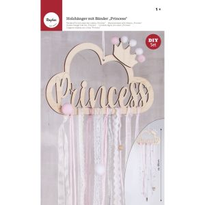 BP: Holzhänger mit Bänder  Princess