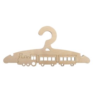 Wood coat hanger Train, FSC Mix Credit