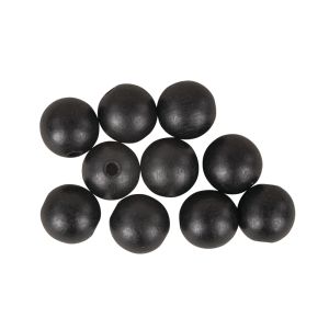 Wooden balls drilled FSC 100%, mat, 25mm