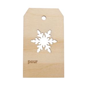 Wooden tag  pour  , FSC MixCred