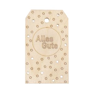 Wood tag, FSC Mix Credit