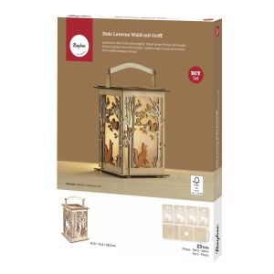 Holz Laterne Wald, FSC Mix Credit