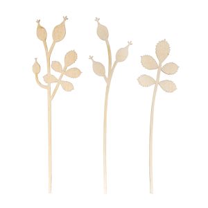 Holzstecker Hagebutte, FSC Mix Credit