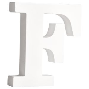 MDF letter F, FSC 100%