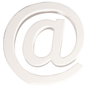 MDF Zeichen @, FSC 100%