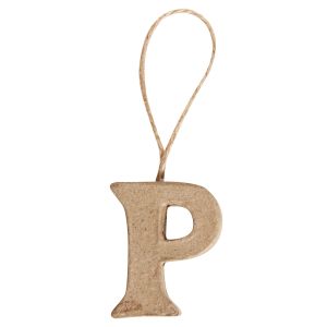 Pappmaché Buchstabe P  FSC Recycled 100%