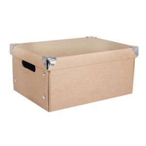 Pap.mâché storage box, FSC Recycled 100%