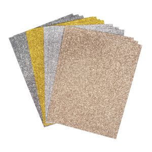 Glittered paper mix - Basics,A5,self-adh