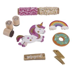 Set of gift tags Unicorn