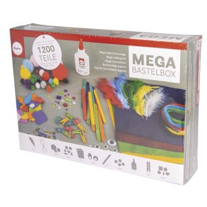 Mega-Bastelbox 1.200 Teile