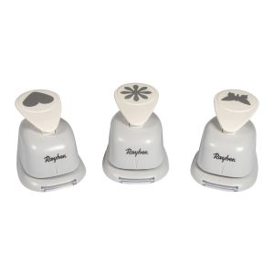 Perforat.fantaisie: Coeur,fleur,papillon