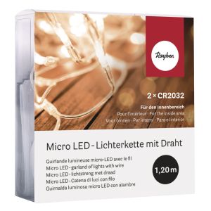 Guirlande micro-LED avec fil