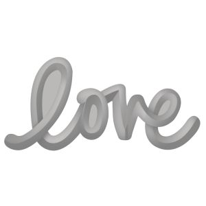 Embossing punch: Love