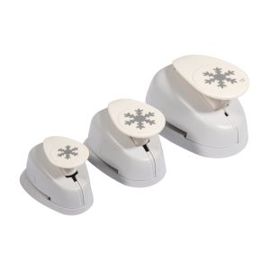 Motivstanzer Set: Schneeflocken