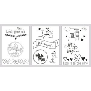 Fenster Malvorlagen Hochzeit&Liebe