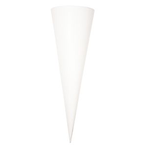 Goodie cornet blank white, 70 cm