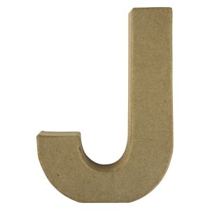 Pappmaché Buchstabe  J FSC Recycled 100%