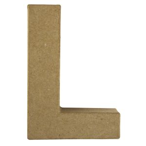Pappmaché Buchstabe  L FSC Recycled 100%