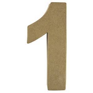 Papier-mâché number 1 FSC Recycled 100%
