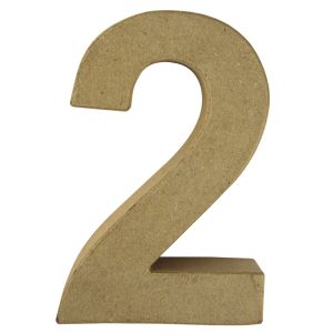 Papier-mâché number 2 FSC Recycled 100%