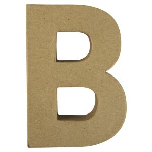 Papier-mâché letter B FSC Recycled 100%