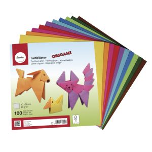 Origami folding papers, FSC Mix Credit