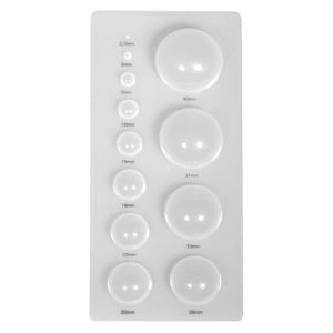 Quilling Stencil half balls