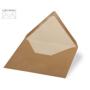 Kuvert f.Karte A5, FSC Recycled Credit