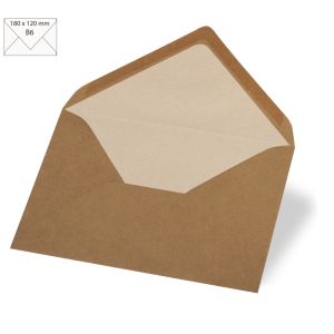 Enveloppe B6, FSC Recycled Credit