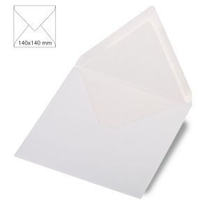 Enveloppe carrée, met.FSC Mix Credit
