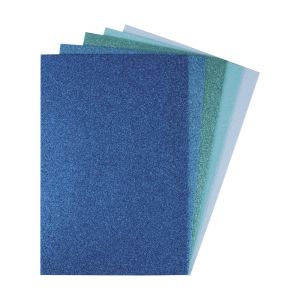 Plaq.caoutch.-mousse pailletté,autocoll.