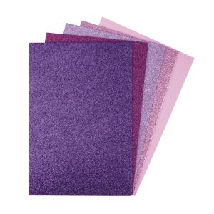 Plaq.caoutch.-mousse pailletté,autocoll.