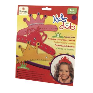 Pappmasché-Kronen,Trio,kleine Prinzessin