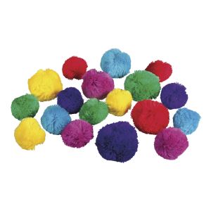 Garn Pompons Set  Ethno Mix , 3,8+5cm ø