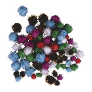 Pompons métalliques