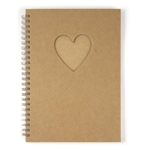 Notebook, with punched passepartout,HF