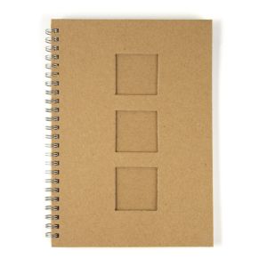 Notebook, with punched passepartout,PF