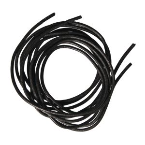 Lanières rondes en cuir de boeuf, 2mm ø