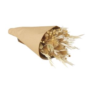 Dried flower bouquet w.paper sleeve